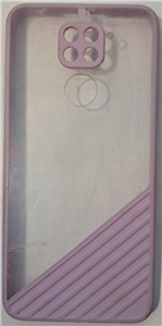 قاب  گوشی‌ XIAOMI Redmi Note 9پشت شفاف دور سیلیکونی محافظ لنزداربنفش کد2126 