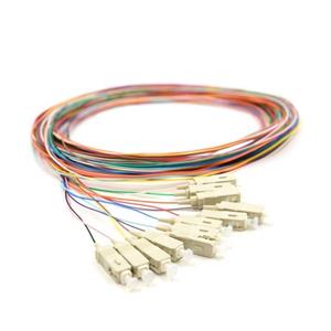 پیگتیل فیبرنوری سانگیگ 12 رنگ SC/UPC MM 900μm با روکش LSZH