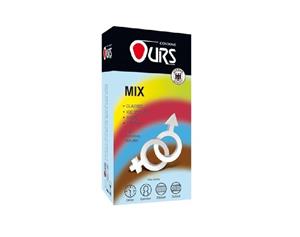 کاندوم میکس اورز  Ours Mix بسته  12 عددی 