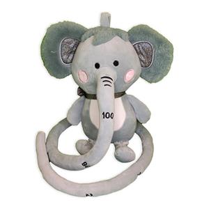 عروسک مدل فیل خرطوم دراز ارتفاع 24 سانتی متر