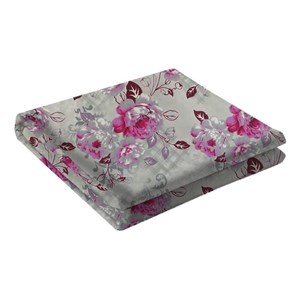 ملحفه تشک مهمان سندس مدل بوته کد F865 یکنفره سایز 195x90 سانتی متر