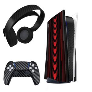 استیکر کنسول بازی پلی استیشن 5 مدل مات مناسب دستگاه دیسک خور