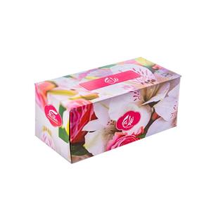 دستمال کاغذی 150 برگ نیل پر مدل گل کد 40