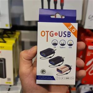 مبدل شارژ USB-C مدل دوسر OTG-CTIO