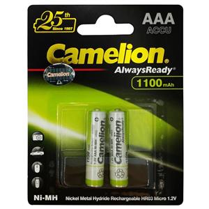 باتری نیم قلمی قابل شارژ کملیون مدل ACCU-1100mAh بسته دو عددی