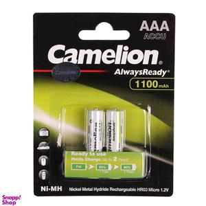 باتری نیم قلمی قابل شارژ کملیون مدل ACCU-1100mAh بسته دو عددی