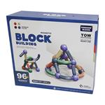 ساختنی طرح مگنت مدل MAGNETIC BLOCK BUILDING کد 200 مجموعه 96 عددی