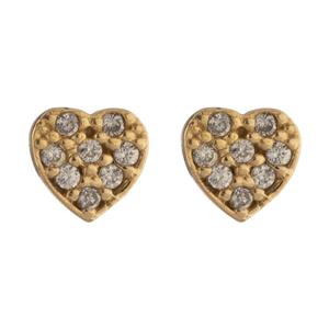 گوشواره طلا 18 عیار زنانه تاج مدل G06 Taj G06 Gold Earrings For Women