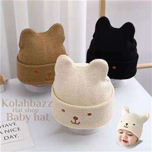 کلاه نوزادی مدل خرسی