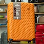 چمدان نشکن(100درصدPP) برند MANDIRO  تحت لیسانس اروپا رنگ نارنجی سایز بزرگ