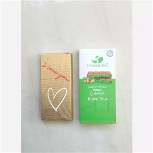 شکلات سفید تخته ای چوکور با مغز بیسکوییت  200 گرم