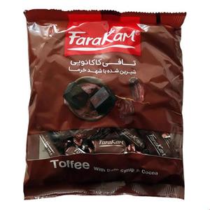 تافی شیرین شده با شهد خرما 200 گرمی( با طعم های قهوه و کاپوچینو و کاکائو)