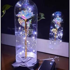 باکس دیو دلبر با گلکسی کریستالی همراه با ریسه یخی