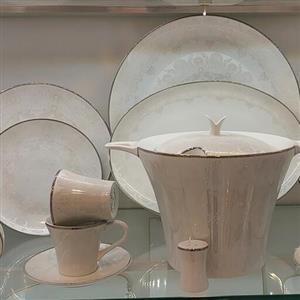 سرویس چینی 29 پارچه 6 نفره متسو لب نقره برند لورین با کیفیت عالی و قیمت مناسب و ارسال رایگان