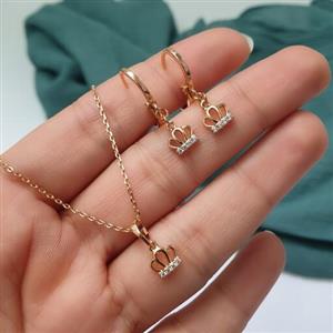 بدلیجات نیمست دخترانه طرح طلا ژوپینگ