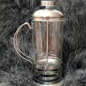 فرنچ پرس استیل 350 میل وارداتی مناسب دم نوش لیوان دمنوش