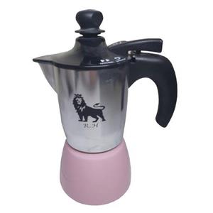 موکاکرم Moka crem R.H (قهوه ساز و فوم گیر) رنگ استیل صورتی 