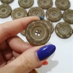 دکمه لباس گرد بسته 9 عددی