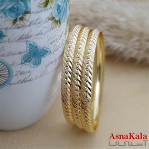 النگوی زنانه طلاروس سایز 6میل کد DSB1869W