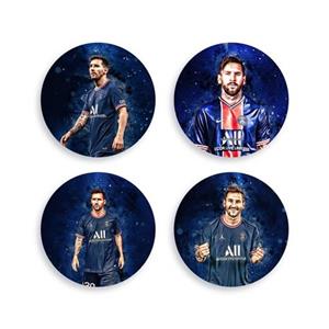 پیکسل اسی مدل لیونل مسی با لباس پاریس سنت ژرمن Messi کد M-130 مجموعه 4 عددی