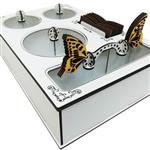 جعبه پذیرایی مانا مای مرز مدل پروانه-سفید