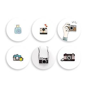 پیکسل اسی مدل دوربین فانتزی و کیوت Camera Cute کد D-544 مجموعه 6 عددی