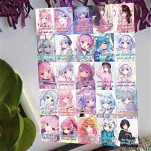 استیکر های انیمه دخترانه تشویقی دانش آموزان 
