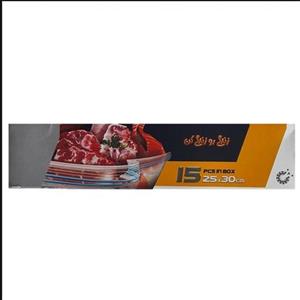 نایلون زیپ دار 15عددی قاصدک سایز 25در30سانت