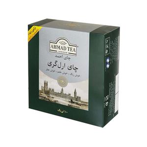 چای سیاه کیسه‌ای ارل گری 100 عددی احمد 