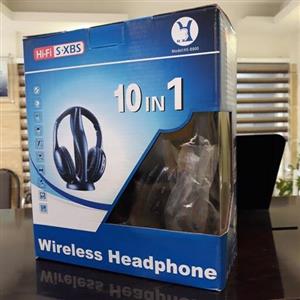 هدست وایرلس رادیویی چند منظوره مدل HS-B800 رنگ مشکی