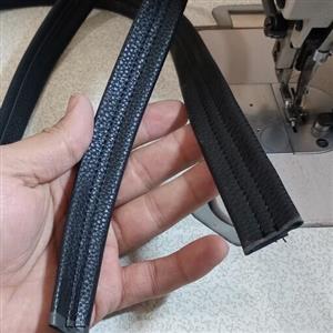 بند کیف یکطرفه مخصوص بندگیر 2.5سانت رنگ مشکی طول 143سانت