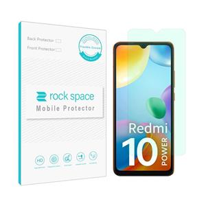 محافظ صفحه (گلس) نانو هیدروژل گرین لایت و ضد ضربه گوشی شیائومی Redmi 10 power برند راک اسپیس