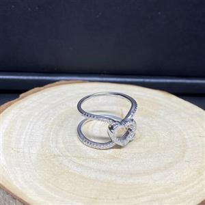 انگشتر قلب دو حلقه