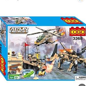 اسباب بازی لگو  ترانسفورماتور 672قطعه برند COGo