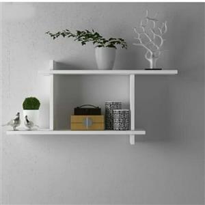 شلف دیواری ساده استند گیاه پایه مناسب گلدان کتابخانه ام دی اف