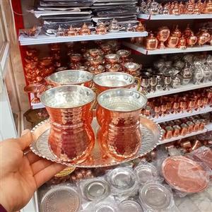 سینی مسی بیضی سایزدو 2