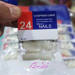 ناخن مصنوعی ساده (خام) بسته 24 عددی