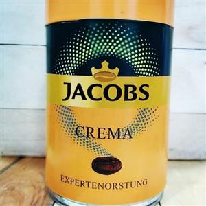 قهوه دان جاکوبز کرما-JacobsCrema رست مدیوم ترکیبی عربیکا و ربوستا قوطی 250 گرمی.
