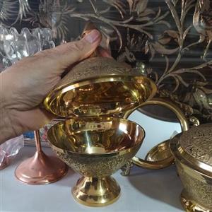 شکلات خوری برنجی هندی 