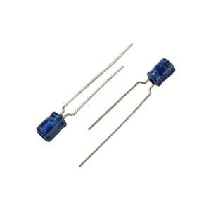 خازن  الکترولیتی 3.3 میکروفاراد 50 ولت کد Ca3.3uf-50V بسته 12 عددی