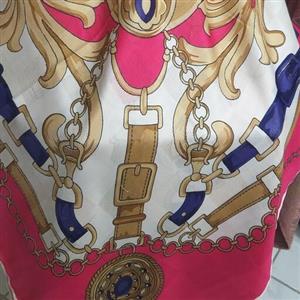 روسری نخ ابریشم ژاکارد AK