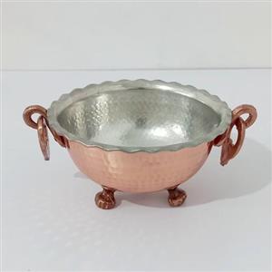 پیاله سه پایه مسی