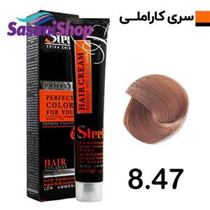 رنگ مو استیل شماره 8.47 حجم 100 میلی لیتر رنگ کاپوچینو