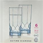 لیوان لومینارک مدل Octime Diamond اکتیم دیاموند بلندشش عددی