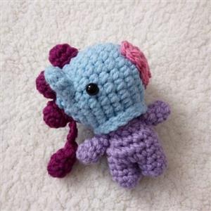 عروسک بافتنی فانتزی دست باف طرح Mang شخصیت های BT21 بی تی اس BTS سفیرباف