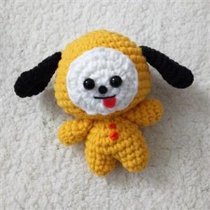 عروسک بافتنی فانتزی دست باف طرح Chimmy شخصیت های BT21 بی تی اس BTS سفیرباف