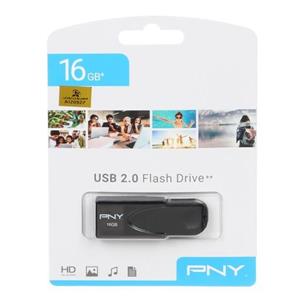 فلش مموری pny att4 ظرفیت 16 گیگابایت usb2.0 با  مادام العمر