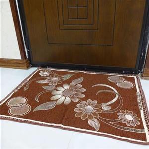 پادری از جنس روفرشی- مخمل- وکیل بافت(زرین) یزد-رنگ قهوه ای
