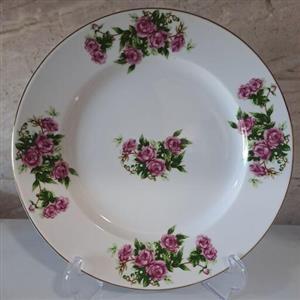 بشقاب پلو خوری گل سرخی