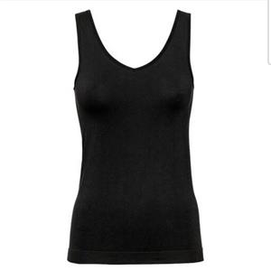 تاپ زنانه مشکی بند پهن بدون درز  سیملس اورجینال برند اسمارا آلمان